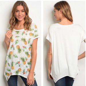 Pineapple print top